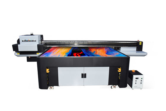 Precision Ribbon Printer LED UV Ink Printing Double White Color Light Oil Mode 1800x1000mm Print Dimensie
