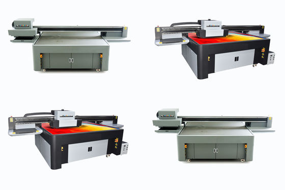 W CMYKLCLM Lichte olie-inkt Kleurgrote UV-printer 4130 X 2000 X 1300mm