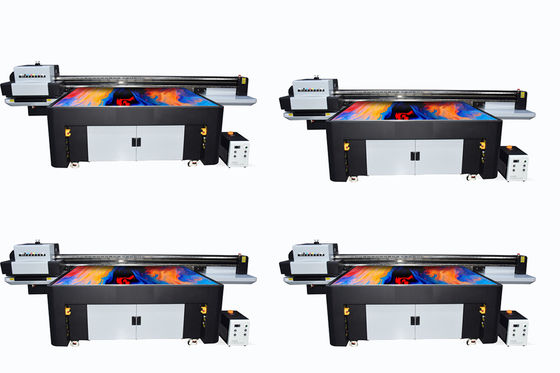 Hoogprecisie UV-printer voor mobiele telefoongehalsequipment Afmetingen 4130 X 2000 X 1300mm Ink Color W CMYKLCLM Light Oil