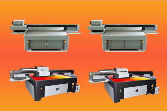 Stalen frame UV platbed printer met Epson DX5 printkop voor stijve en flexibele materialen
