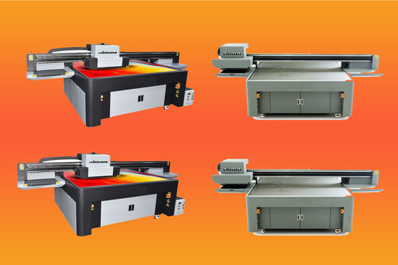 UV inkjetprinter Konica 1024I 108 m2/uur Witte kleur Lichte olie Dubbele weg