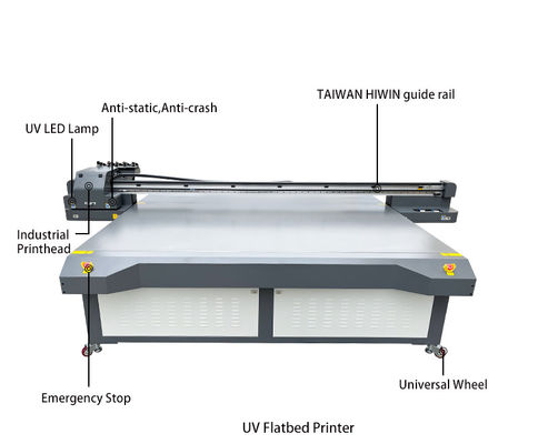 10 cm hoge UV-kaartprinter met WCMYKLCLM licht olie LED milieuvriendelijke inkt