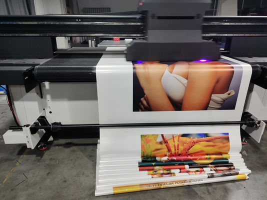 Hoogresolutie CMYK Multicolor Roll To Roll Printer