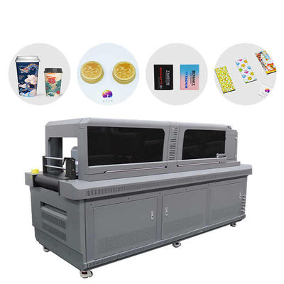 AC 220V/50Hz/60HZ stroomvoorziening Single Pass UV Printer met LED UV Lamp Drying System en 800KG apparatuur N.W