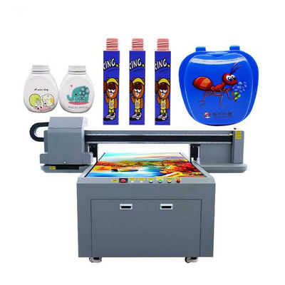 Stalen frame structuur cilinder UV printer aangedreven door XAAR 1201 mondstuk voor consistente resultaten
