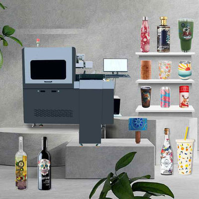 1812mm* 660mm *1820mm Cylinder UV Printer Multi Color Capability voor Windows 7/8/10 Besturingssysteem