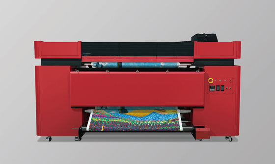 Geavanceerde vlagdrukker 3L Ink Volume 380V Input Voltage 80KG Maximaal rolgewicht