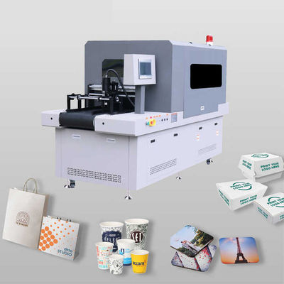 USB 3.0 Interface Single Pass UV Printer voor Print Middelgrote Hoogte 0-10cm en Compact 2100x1450x1600mm Equipment Dimensie