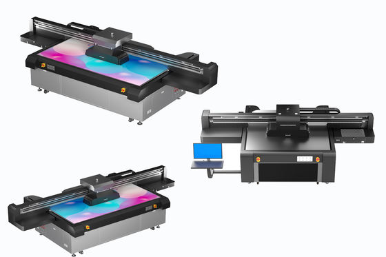 Print Medium height 0-10cm Single Pass UV Printer with LED Environmental UV Ink and Print Software