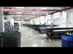 2500W commerciële digitale stickerprinter Custom UV flatbed printer