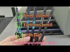 10 cm hoge UV-kaartprinter met WCMYKLCLM licht olie LED milieuvriendelijke inkt