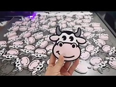 Op maat gemaakte kleine UV-printer op platte vloer