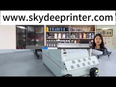 5 kleuren automatische UV DTF-printer met voor- en naverwarming van media voor UV DTF AB-film