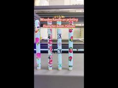 Compacte UV-printer Cylinder Flat Bed UV Canvas Printer cilindrisch